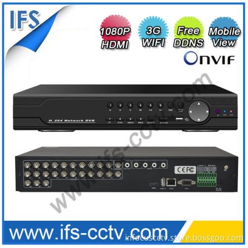 24CH H. 264 Network P2p DVR/NVR/HVR with 1080P HDMI (ISR-S5224)